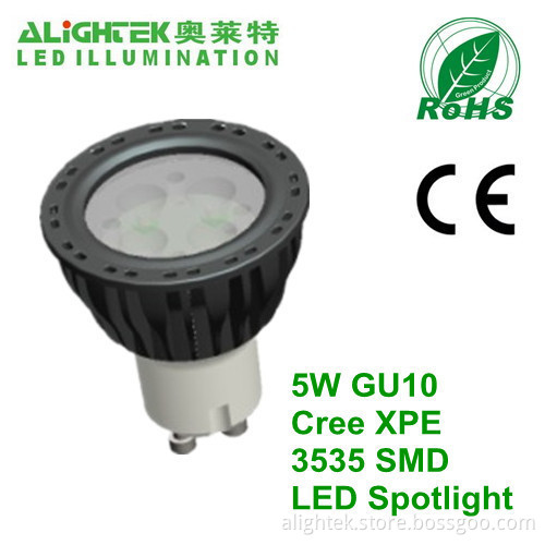4w 5w 6w 3535 Smd Led Spot Light Gu10 With Cree Xpe Led Chip 